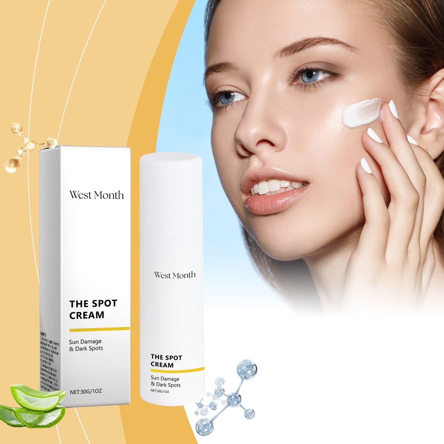 Skin Care Cream Improves Dullness, Moisturizes And Brightens Skin Care, Moisturizes And Lightens Skin