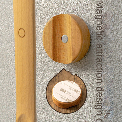 Elderly and Pregnant Women's Shoe Horn - Extended Handle Black Walnut Wood High-Grade Shoe Helper Tool