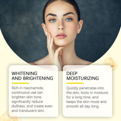 Face Serum Moisturizes Facial Skin With Moisture Lock Hydrating Vitamin B3 Serum