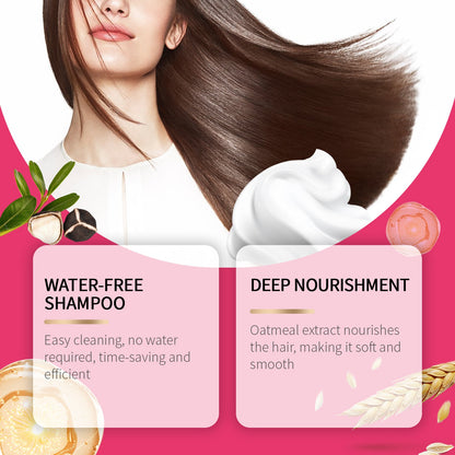 Waterless Shampoo Mousse Fluffy Air Sensitive Bangs Effective Oil Removal High Top Lazy Mousse