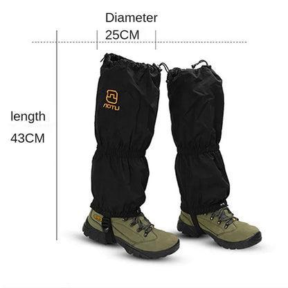 Outdoor Ski Snow Cover for Men and Women Hiking Mountaineering Sport Cycling Anti-snow Anti-sand Leggings Shoes Leg Cover