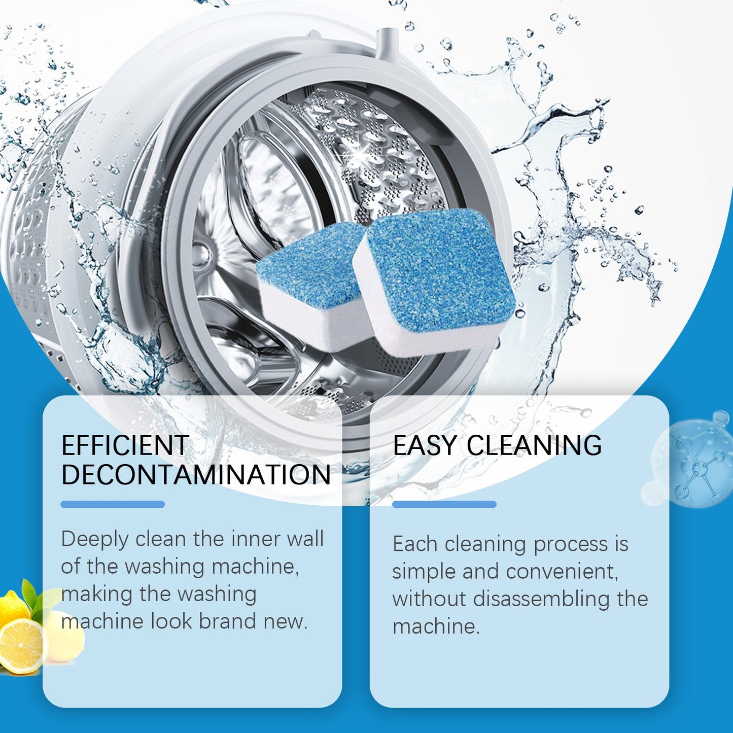 Washing Machine Cleaning Effervescent Sheet Cleaning Dirt Odor Retention Cylinder Cleaning Sheet