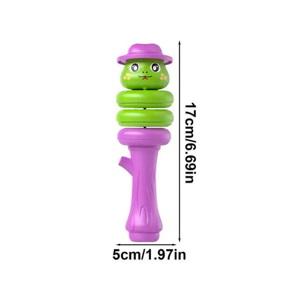 Cartoon Snake-Shaped Whistle Twisting Snake Rotating Duck Dragon Decompression Swinging Force Control Balance Toy
