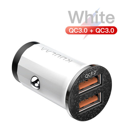 KUULAA Quick Charge 4.0 48W QC PD 3.0 Car Charger for Samsung S10 9 Fast Car Charging for Xiaomi iPhone Mobile Phone USB Charger