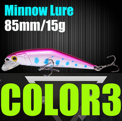 AFISHLURE Fishing Lure Wobblers Trout  85mm/15g Minnow  Hard Baits Iscas Artificial Pesca Leurre