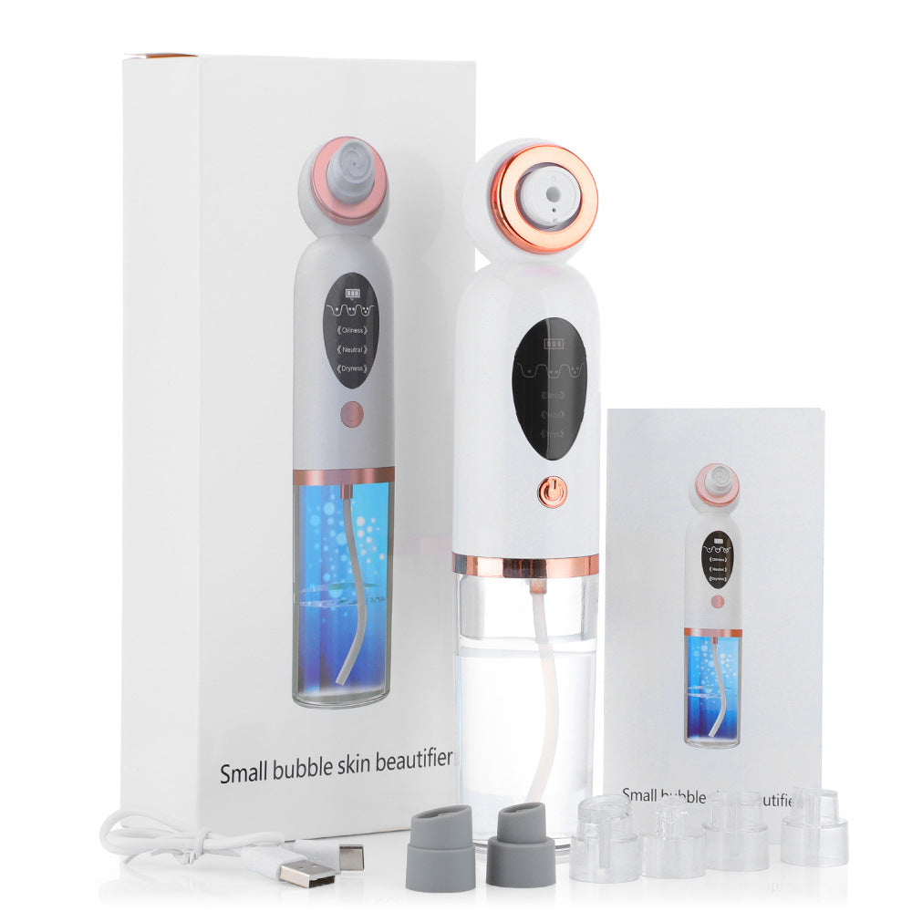 New Hailicare Small Bubble Suction Blackhead Instrument Skin Pore Cleaner Water Oxygen Circulation Skin Cleaning Instrument