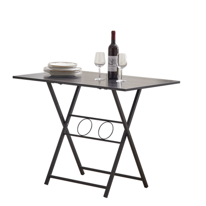 Small foldable office desk, suitable for small spaces, living rooms, multifunctional computer desks, writing workstations,