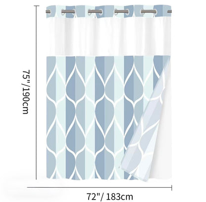 GeoWave Shower Curtain