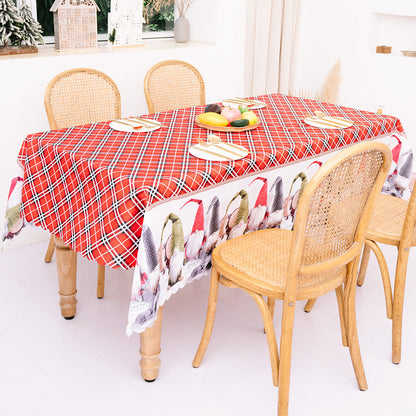 Christmas Decoration Creative Christmas Printed Tablecloth Table Flag Christmas Desktop Decoration Supplies