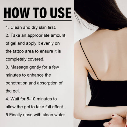 Tattoo Dissolving Gel, Moisturizing Tattoo Skin Repair Skin Tattoo Mark Brightening Care Cream