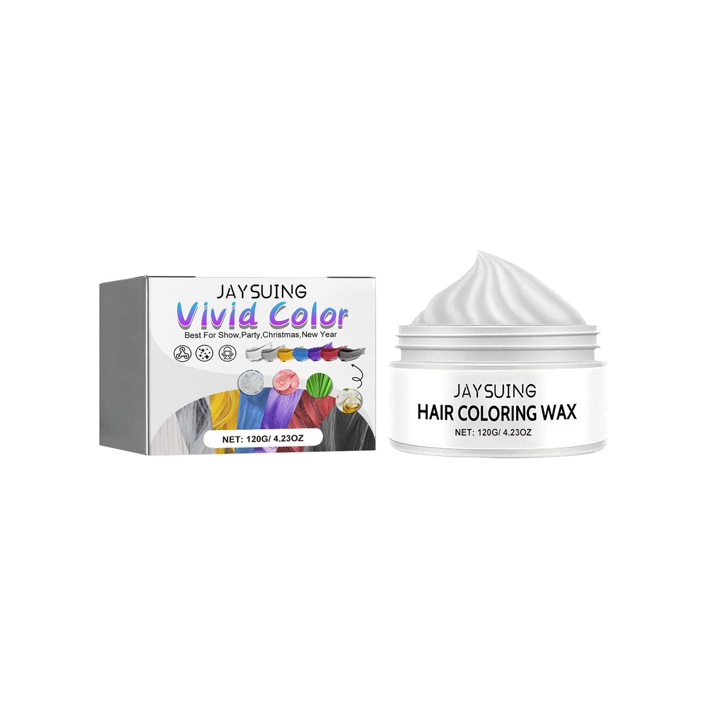 Hair Cream, Covering White Hair, Easy Coloring, Non-Dampening, Tide Color Beauty Hair Cream