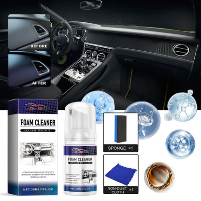 Car Interior Cleaner, Car Interior Seat Cleaning And Maintenance Brightening Decontamination Refurbishing Agent