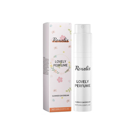 Freesia Spin Perfume Spray, Women Exude Long-Lasting Charm Fresh Elegant Light Fragrance Portable Sample Perfume