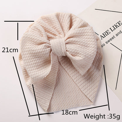 Pit Strip Children's Hat Double Bow Baby Baotou Cap Baby Warm Indian Tire Cap