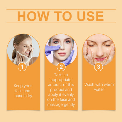 Enzymes Exfoliating Brightening Gel, Gentle Exfoliating Cleansing Gel Deeply Purifies Pores, Removes Blackheads And Brightens Skin