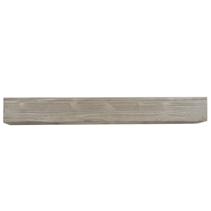 72" Rustic Wood Fireplace Mantel,Wall-Mounted & Floating Shelf for Home Decor