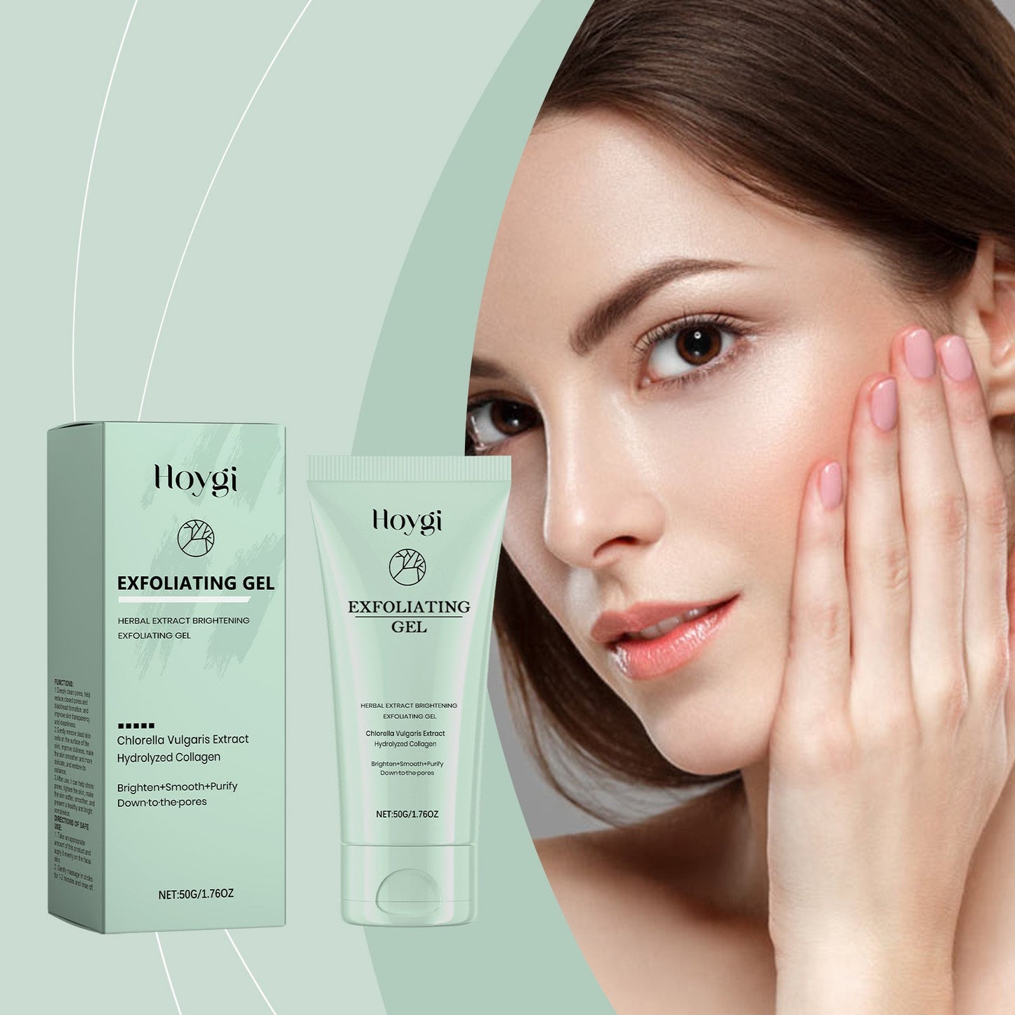 Gentle Exfoliating Gel Moisturizes And Cleanses Facial Skin, Improves Skin Quality And Gently Exfoliates And Brighens Skin