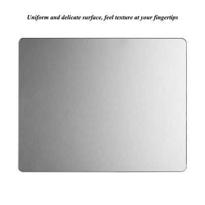 Aluminum Alloy Smooth Mouse Pad 240x180/300mm Hard Metal Slim Desk Mat Rubber Anti-slip Bottom Speed Control Mousepad For Gaming