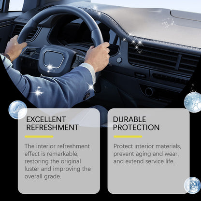 Multi-Functional Interior Cleaner The Interior Of The Steering Wheel Seat Is As Bright As A New Cleaner