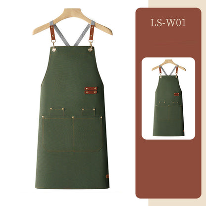 Waterproof apron customized logo printing for catering