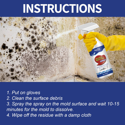 Mildew Removal Spray, Clean Mildew Stains On Bathroom Tile Walls And Ceiling Multi-Functional Mildew Stain Spray