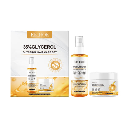 Glycerin Nourishing Hair Care Set Repair Dry Hair And Hair Care Moisturizing Set