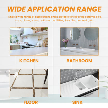 Tile Cracks Repairing Superpaste, Toilet Marble Floor Tile Pit Repair Crack Repair Adhesive Paste