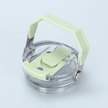 Reusable 30oz Straw Lid - BPA-free, flip cover, dishwasher safe, leak/spill-proof. Stanley tumbler accessory.