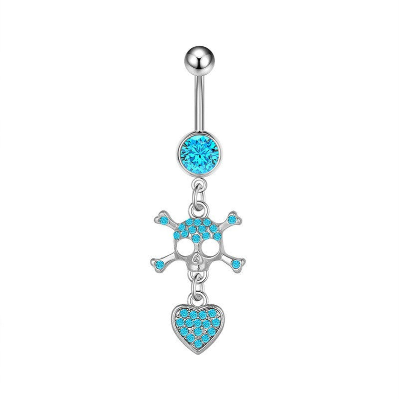 Navel Ring Creative Bat Bee Navel Buckle Navel Ring Body Piercing Jewelry