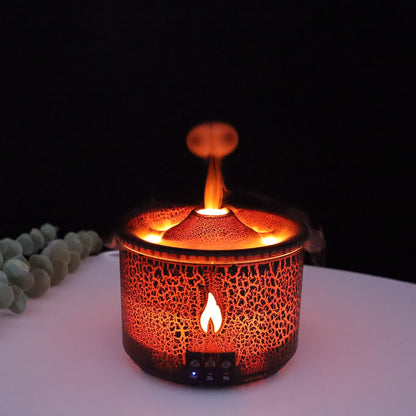 Flame Aromatherapy Machine Household Large Capacity Intelligent Volcano Humidifier