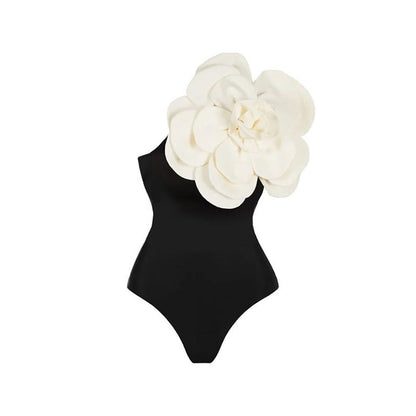 Swimsuit Women's 3D Flower Tight Beach Resort Swimsuit