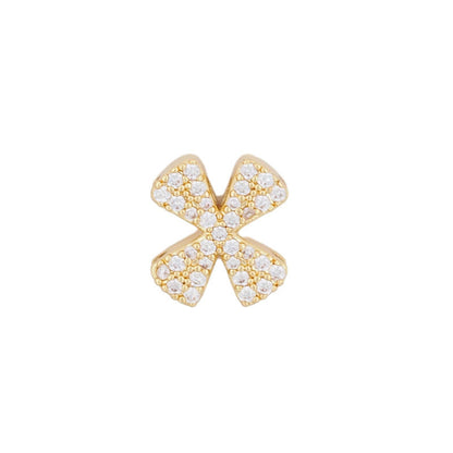Fashion English 26 letter single pendant gold DIY bracelet necklace accessories