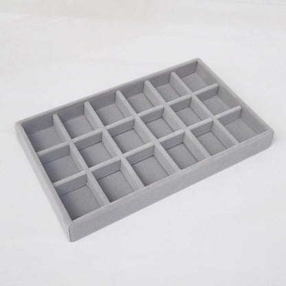 Velvet Stackable Jewelry Organizer, Portable for Rings, Earrings and Necklaces.