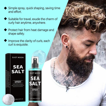 Sea Salt Curling Spray Long Lasting Styling Elastic Hair Conditioner Hair Spray For Lazy And Refreshing Hair Spray