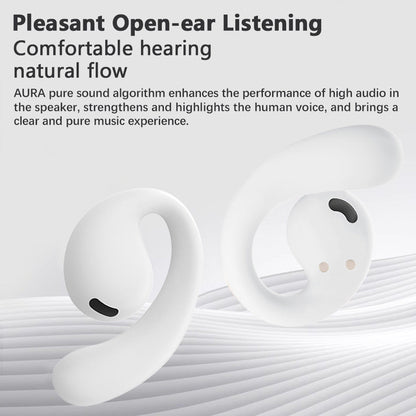 Frosted H8 Bluetooth Earphones with Ultra Long Battery Life OWS Non In Ear External Hanging Wireless Earphones