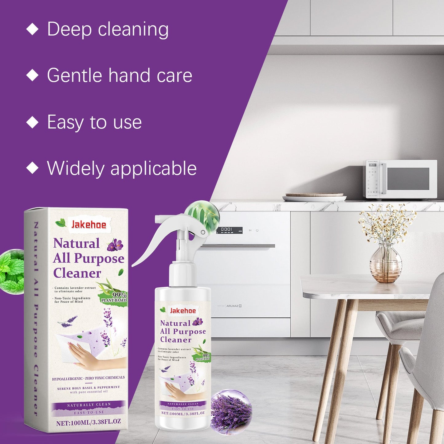 Multi-Purpose Cleaning Spray Kitchen Grease Cleaning Home Care Bathroom Glass Cleaning Spray
