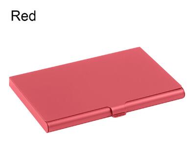 Creative business card case stainless steel Aluminum Holder Metal Box Cover Credit Men business card holder card metal Wallet