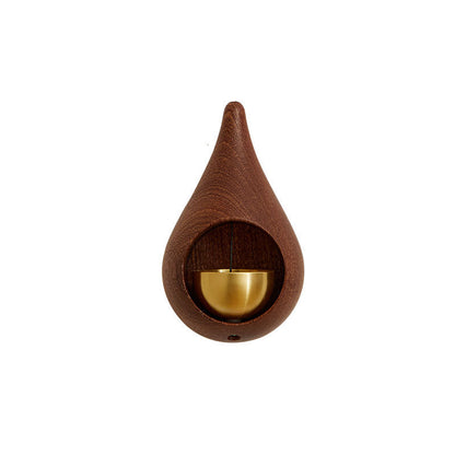 Dopamine Doorbell Water Drop Wind Chime Copper Bell Opening Reminder Hanging Ornament Housewarming Gift Magnetic Bell Fridge Magnet Decor