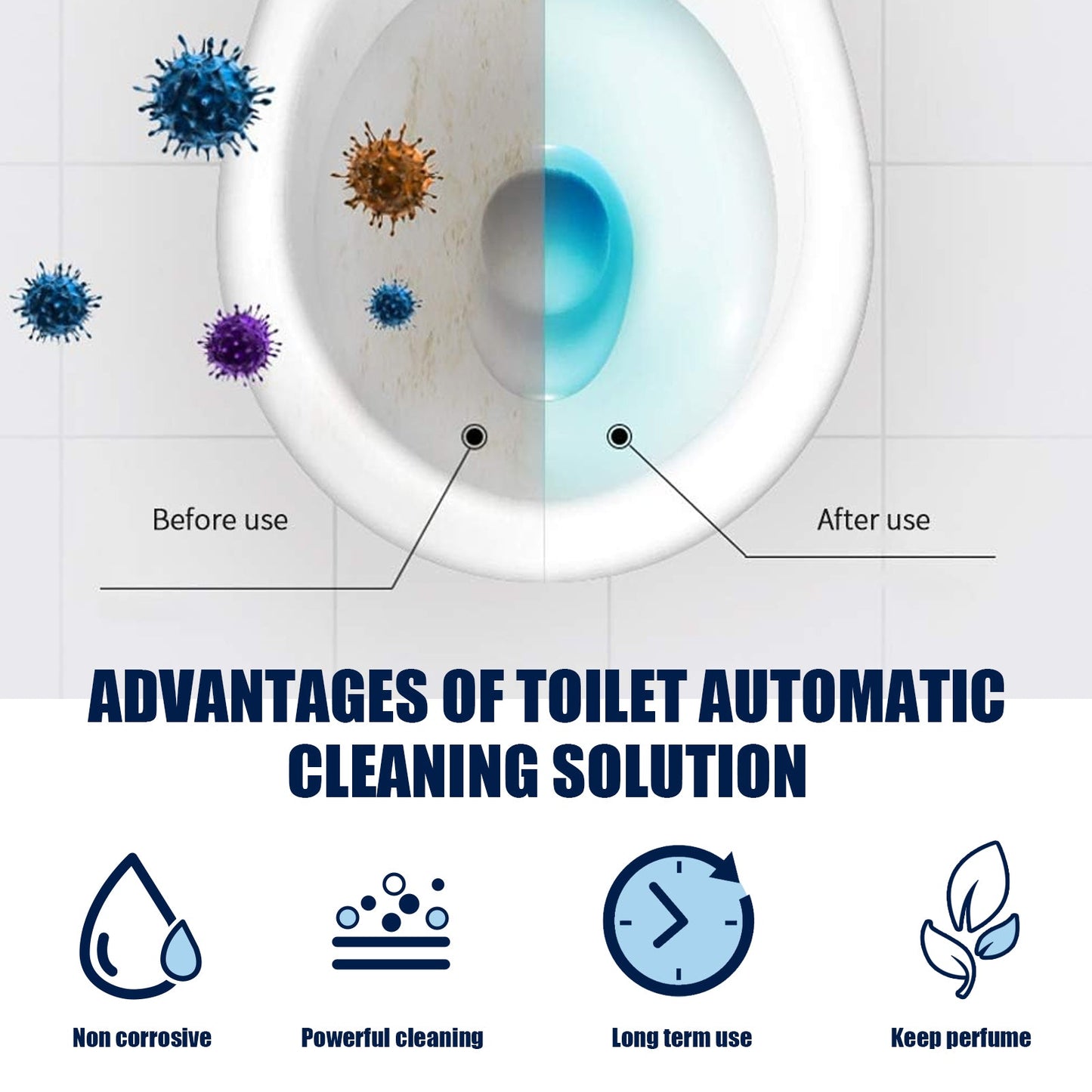 Toilet Cleaning Solution, Toilet Descaling And Deodorizing Cleaning Urine Stains Cleaning Solution