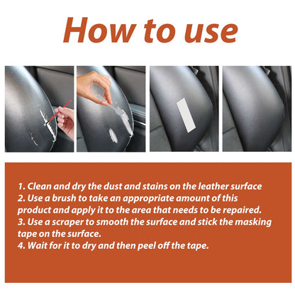 Leather Filling Cream, Car Seat Leather Sofa Leather Bag Leather Shoes Leather Clothing Care Cream