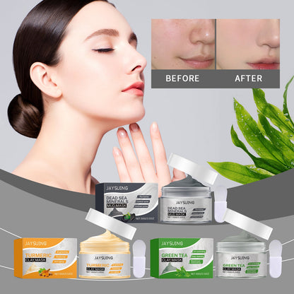 Facial Mud Mask Series Moisturizes And Controls Oil, Firming And Smoothing Facial Skin To Even Skin Tone