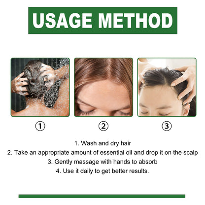 Rosemary Hair Care Essential Oil Repair Split End Dry Hair, Nourish And Smooth Hair Care Oil