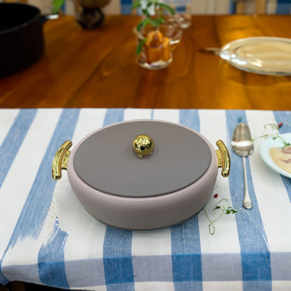 Food Warmer Container, Egg-shaped High-footed Insulated Box, 2L - 2.5L - 3L
