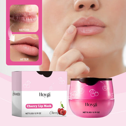 Cherry Lip Mask, Lip Repair, Anti-Cracking, Moisturizing And Fading Lip Lines Lip Care