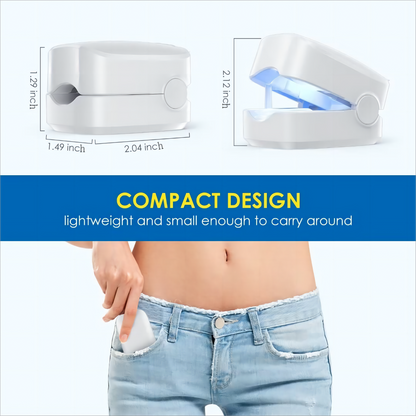 Portable onychomycosis auxiliary tool UV nail phototherapy lamp cleaning lamp fungus lamp