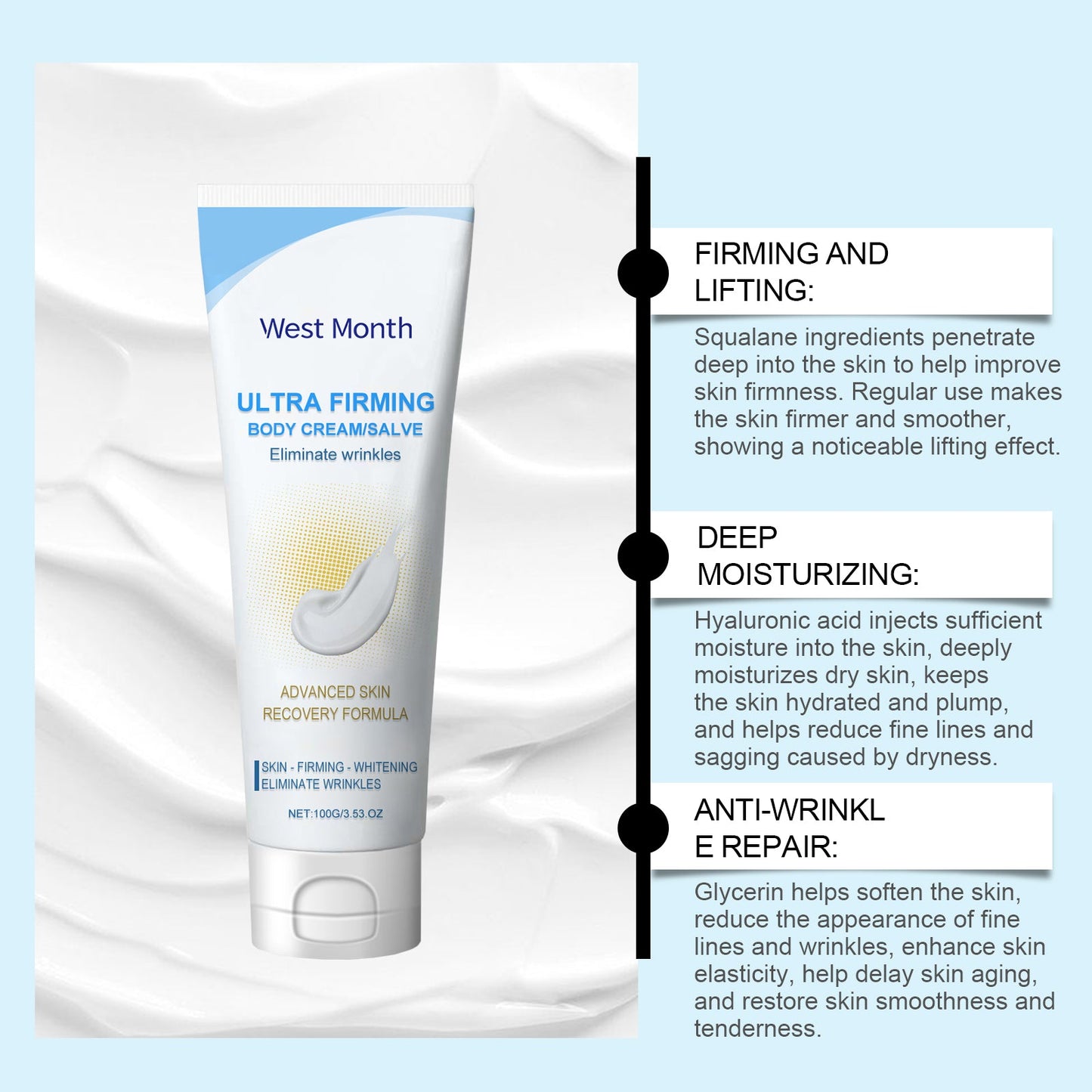 Body Lotion, Firming, Moisturizing, Moisturizing And Light Skin Lifting Body Massage Lotion