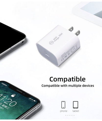 PD fast charging 20W travel head 20WPD mobile phone charger fast charging head