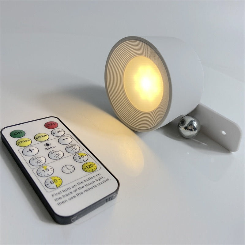 USB charging wall light LED bedside reading light charging portable touch adjustment night light magnetic suction cabinet light