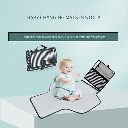 Foldable Baby Changing Mat Portable Travel Outdoor Waterproof Care Baby Changer Diape Infant Napping Changing Cover Pads