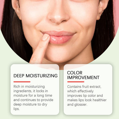 Green Apple Lip Mask, Moisturizing And Moisturizing Lips, Reducing Lip Lines, Preventing Dry Cracks, Removing Dead Skin And Moisturizing Care Lip Mask